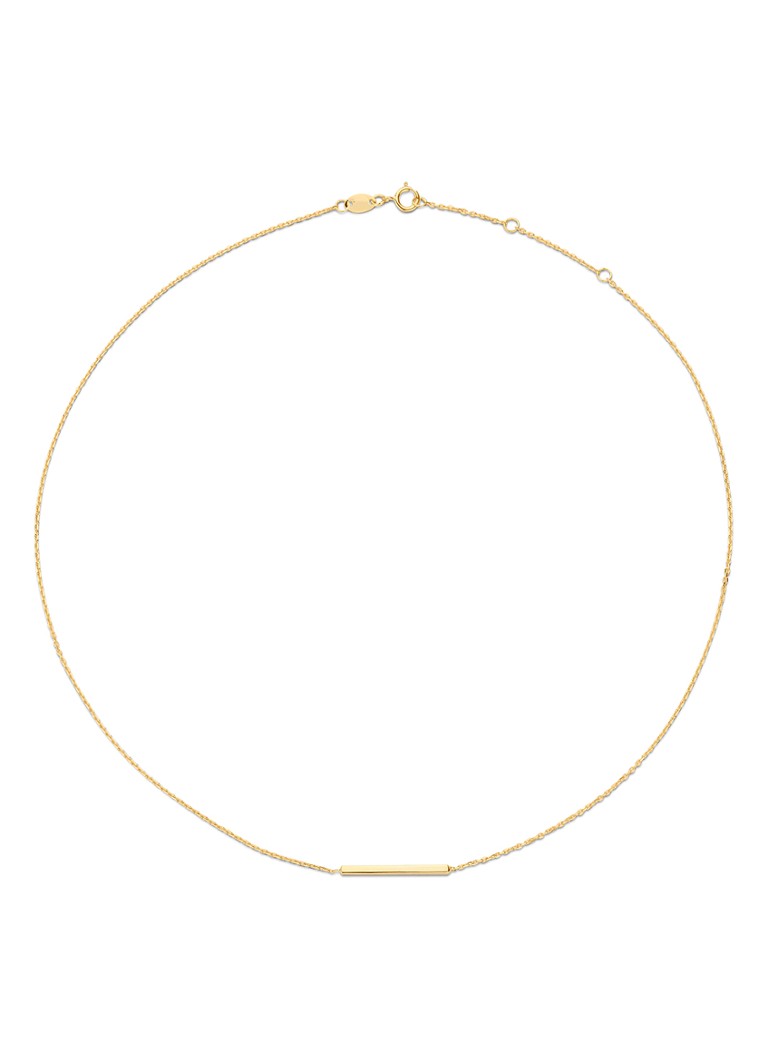 Colier Jackie cu pandantiv din aur galben de 14k