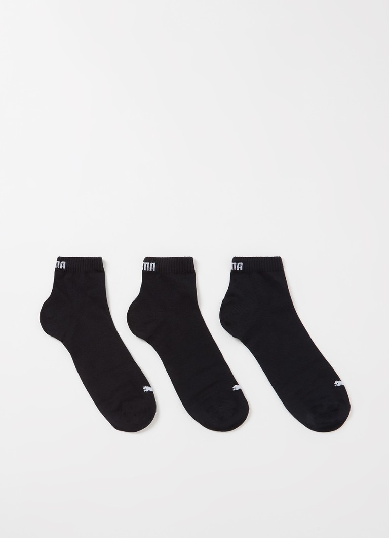 Ponožky Puma Sneaker s logem, balení po 3 kusech