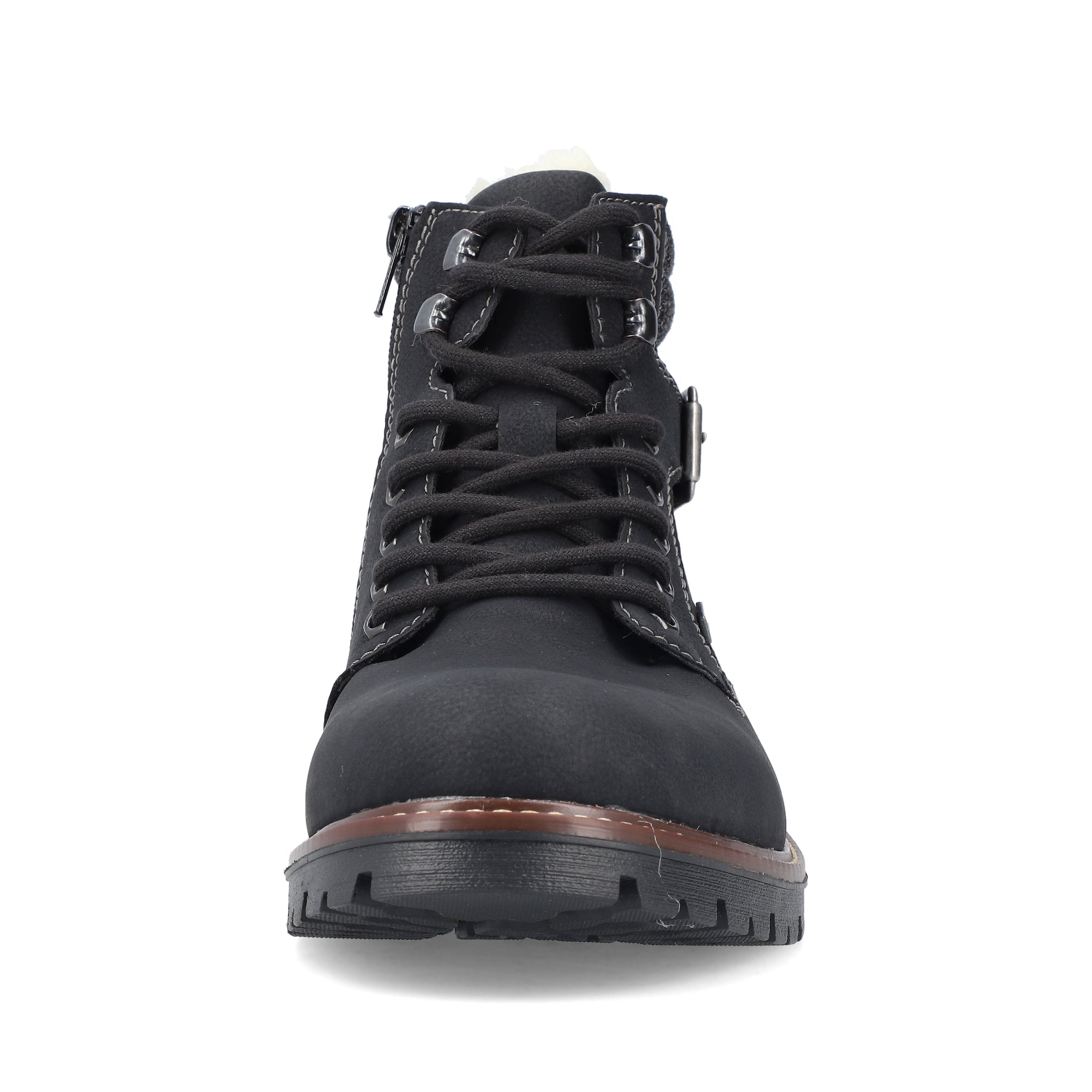 Rieker Herren Schnürstiefel asphaltschwarz