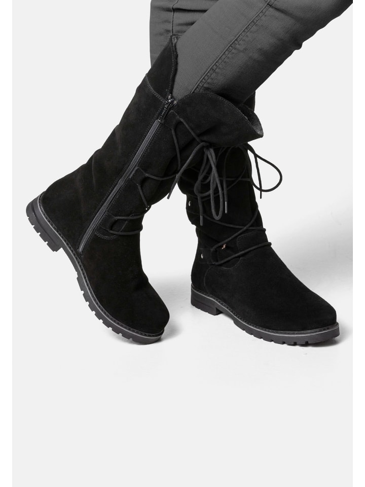 sheego Weitschaftstiefel in schwarz günstig kaufen