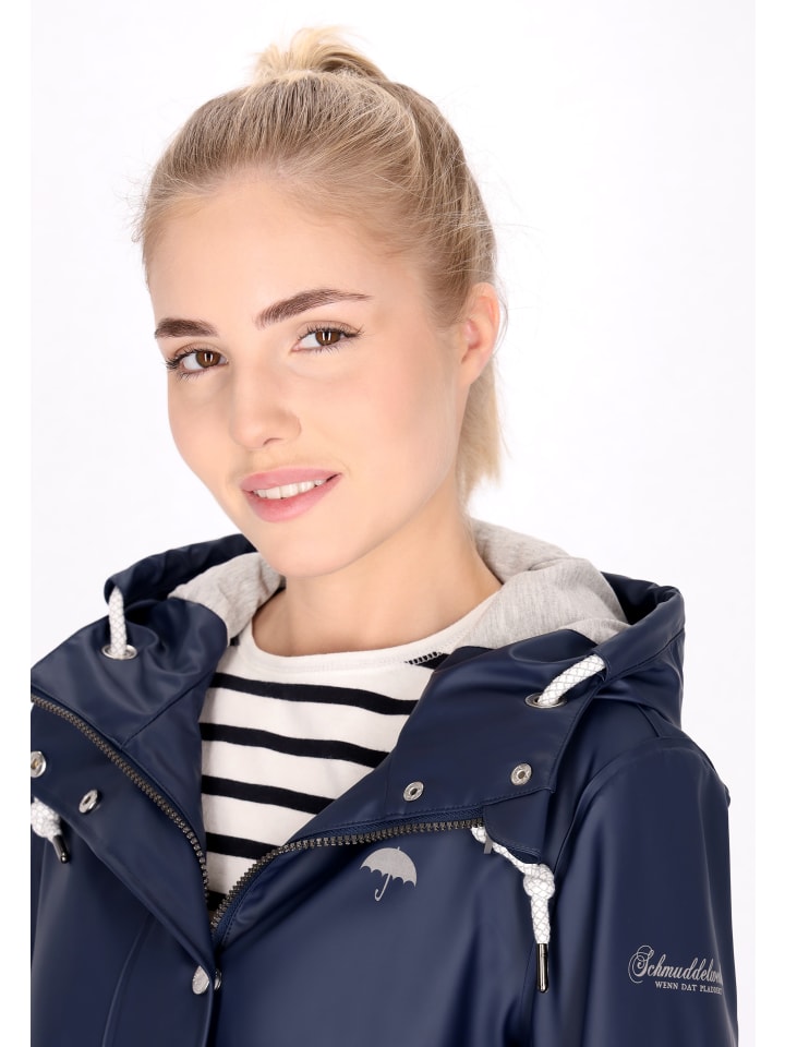 Schmuddelwedda Regenmantel in Marine günstig kaufen