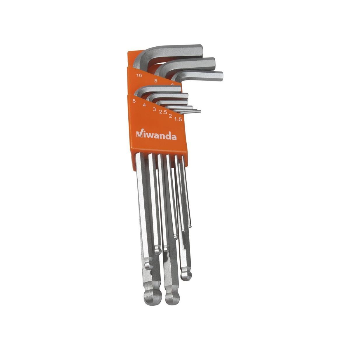 Viwanda ViHEX 9 tlg. Sechskantsschlüssel Set, Innensechskant (metrisch)