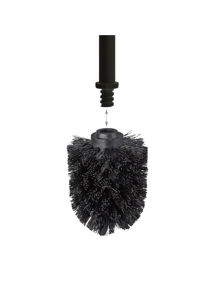 relaxdays 5x Bürstenkopf in Schwarz Gewinde Ø 12mm günstig kaufen onesize