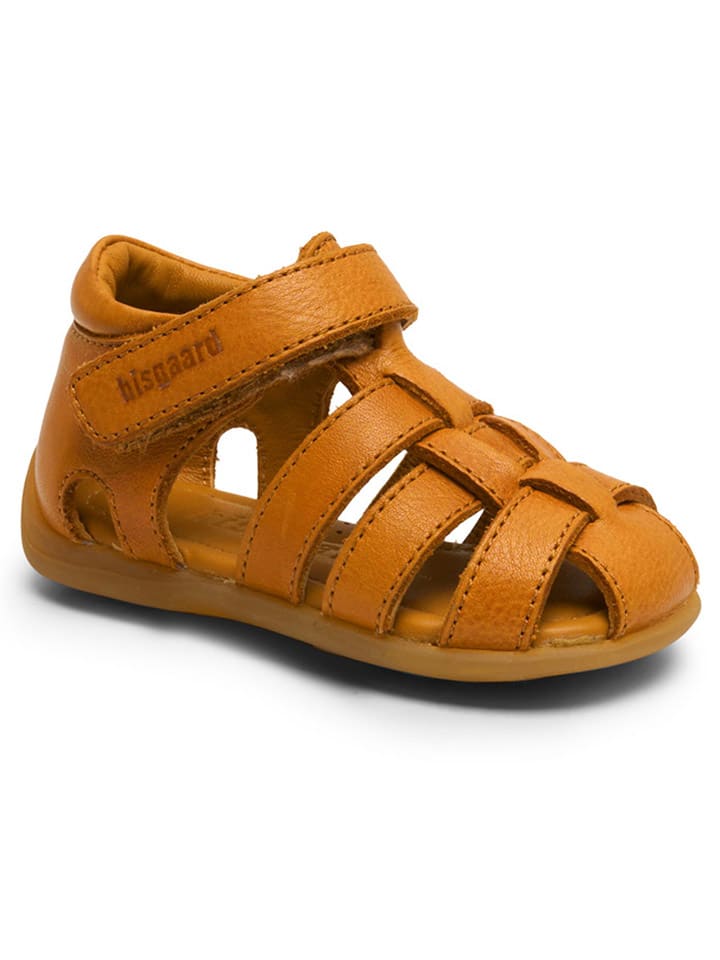 bisgaard Leder-Sandalen in Hellbraun günstig kaufen