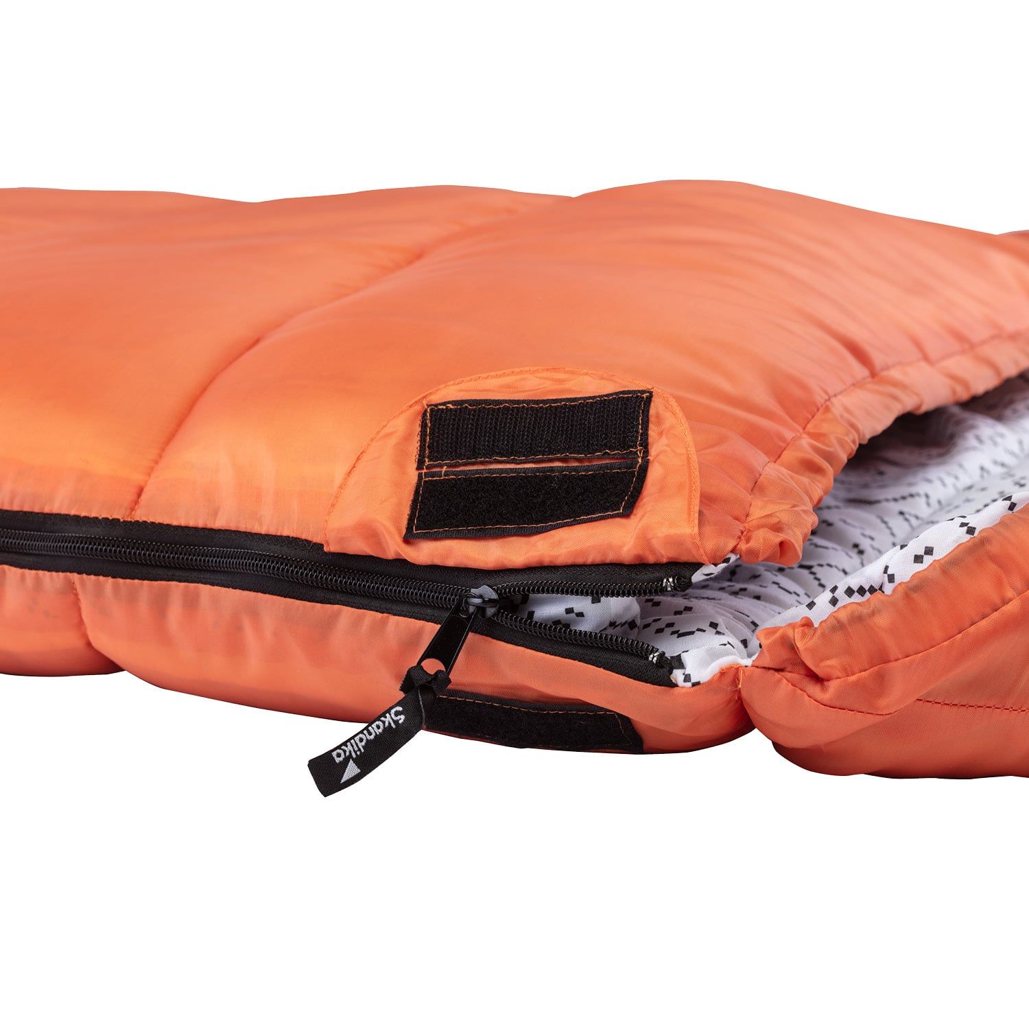 Skandika Vegas XXL RV rechts oranger Schlafsack
