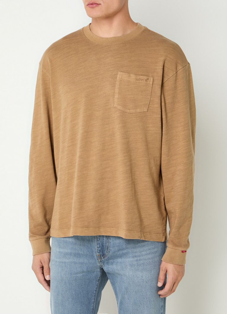 Tricou Levi's cu mânecă lungă și buzunar la piept