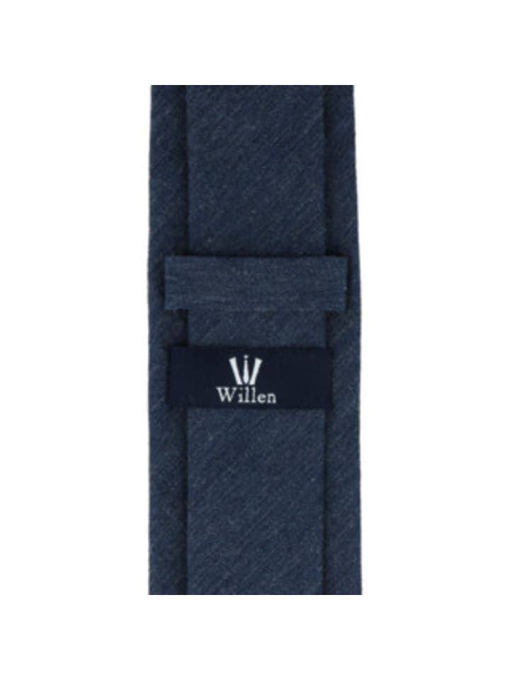 Willen Breite Krawatte für Herren in marineblau in blau günstig kaufen onesize