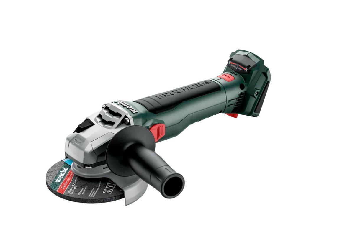 Broyeur sans fil Metabo 613052850 W 18 LT BL 11-125 (18 volts, batteries et chargeur non inclus).
