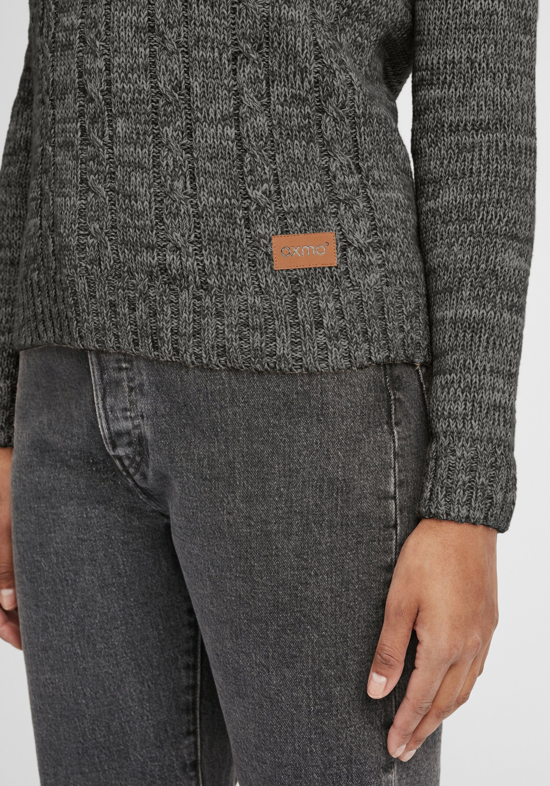 OXMO Rollkragenpullover OXPhilipa Strickpullover mit Rollkragen