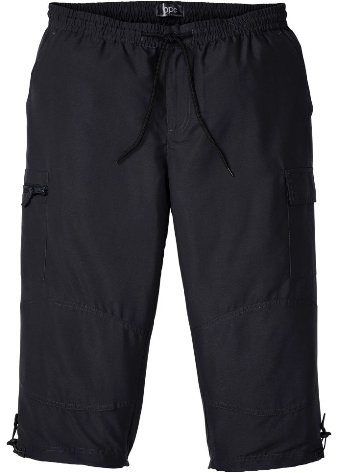 Mikrofaser 3/4-Hose mit Komfortschnitt, Regular Fit