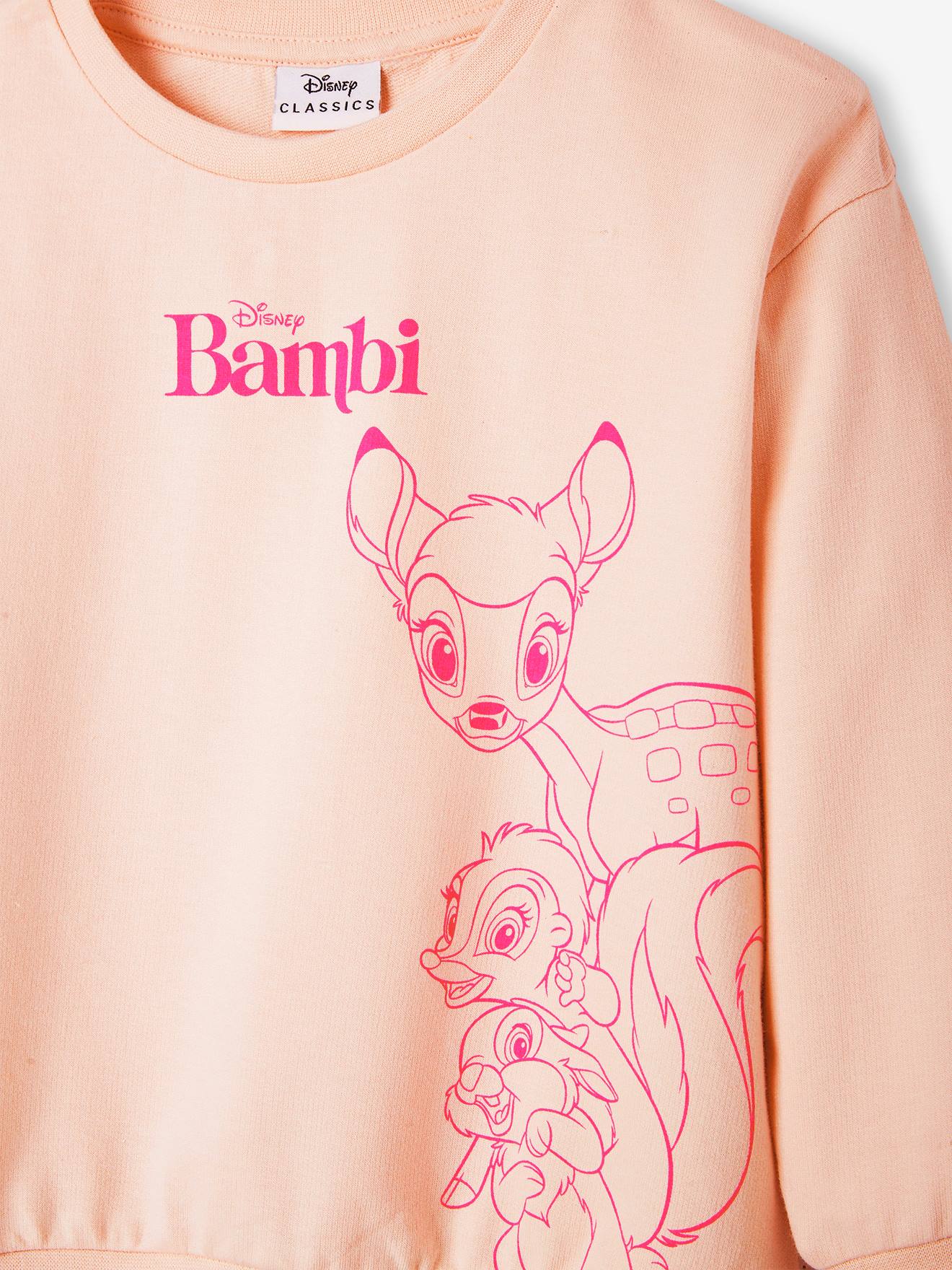 Sweat fille DS® Bambi vieux rose