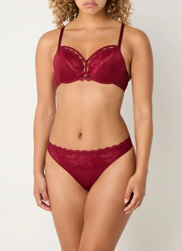 Sutien push-up Marlies Dekkers Carita cu dantelă