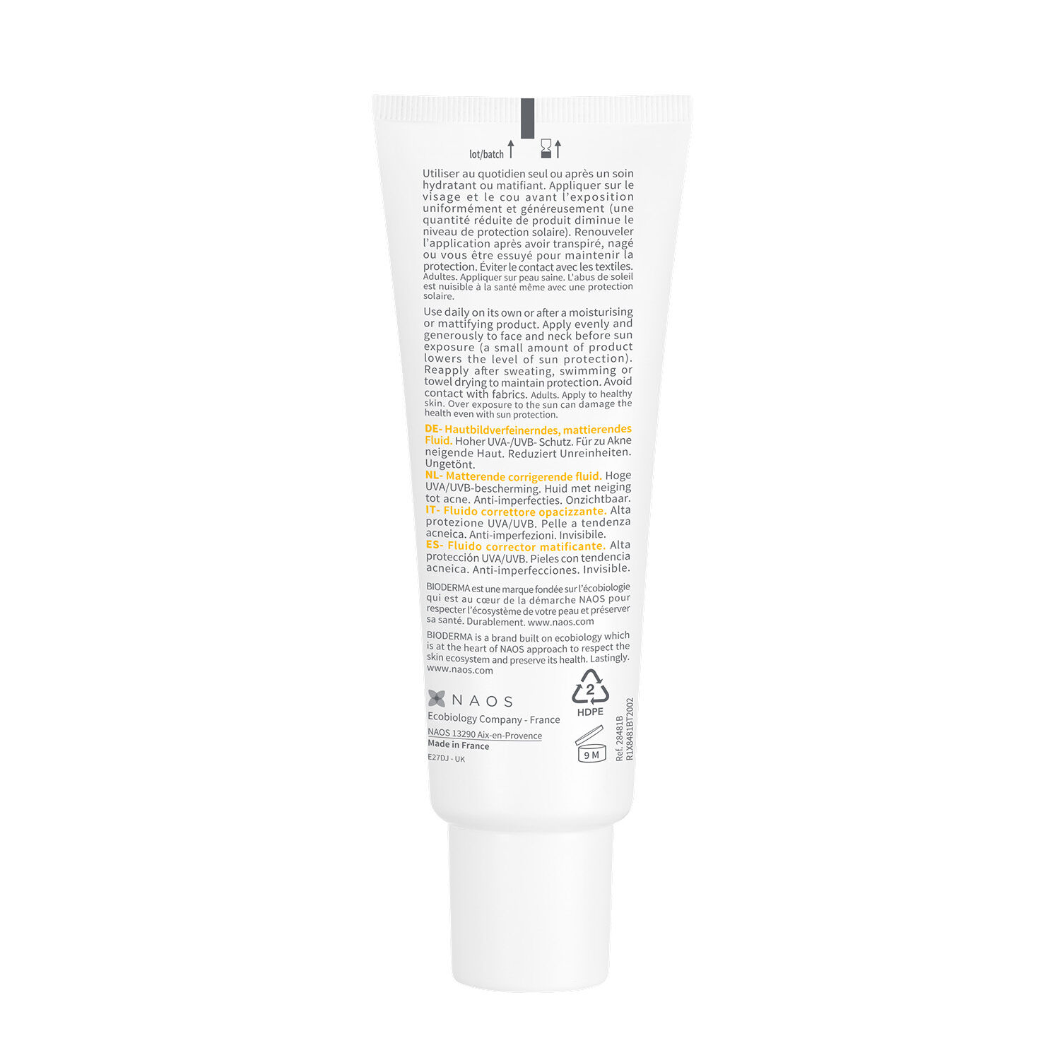 Bioderma Photoderm AKN Mat Fluide Correcteur Matifiant Anti-Imperfections SPF 30 - 40 ml