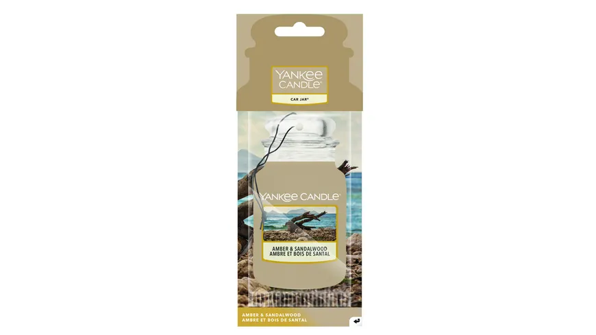 Yankee Candle Car Jar Paper Amber & Sandalwood braun
