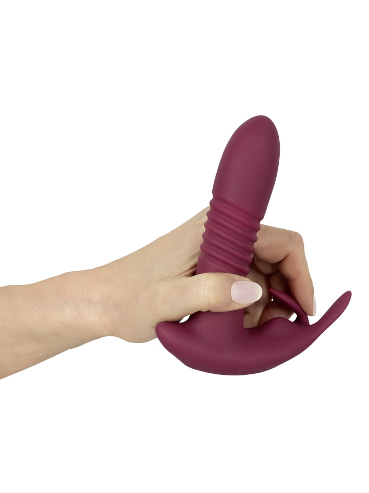 Javida Vibrator RC Hands-free 3 Function Vibrator in rot günstig kaufen 14,5 cm