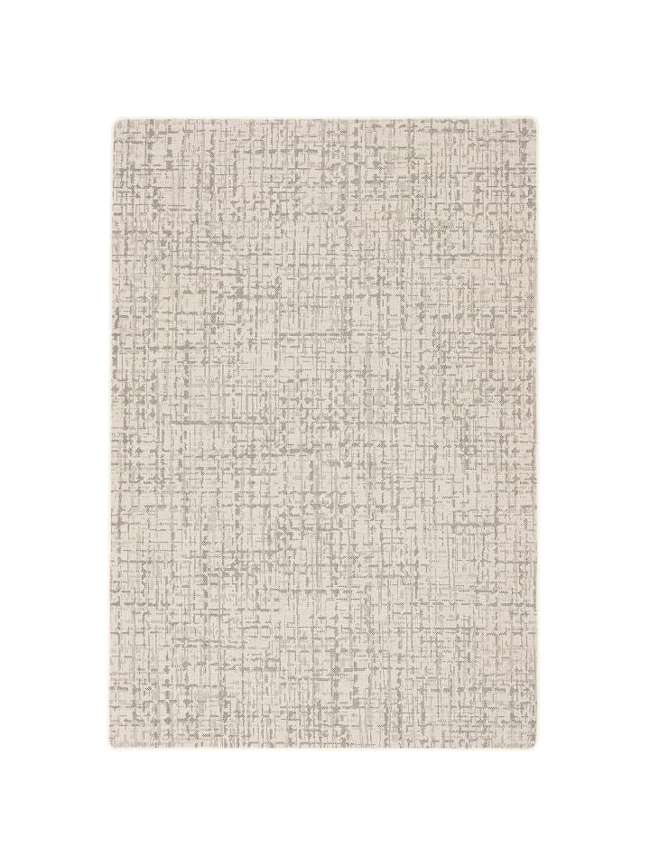 Snapstyle In & Outdoor Teppich Flachgewebe Oslo Karo Modern in Creme günstig kaufen