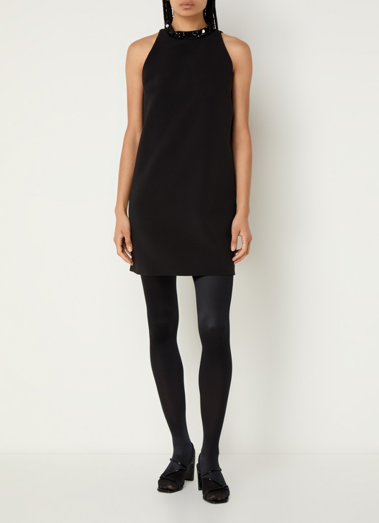 Sandro Sleeveless mini dress with rhinestones