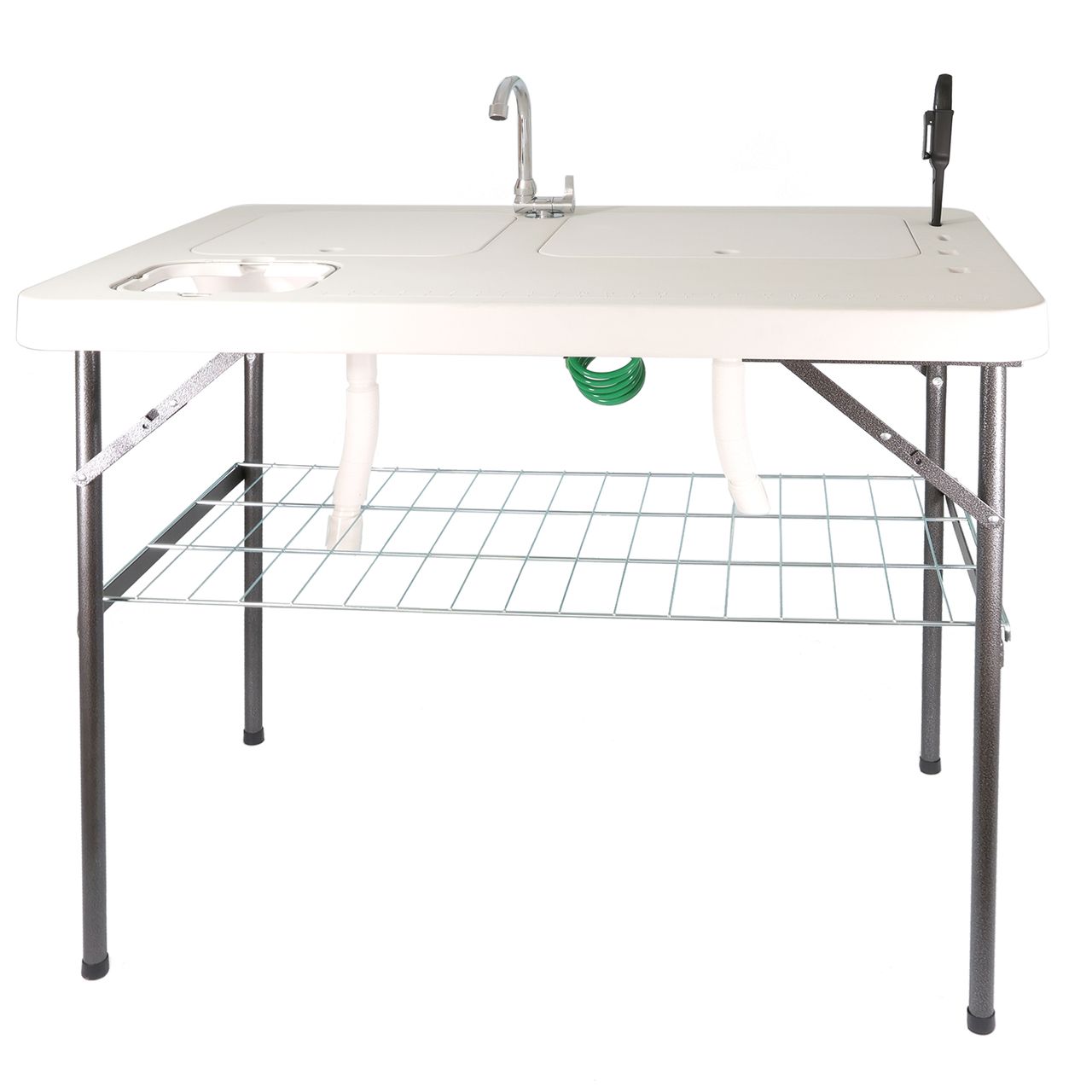 Lemodo Campingtisch mit zwei Spülbecken