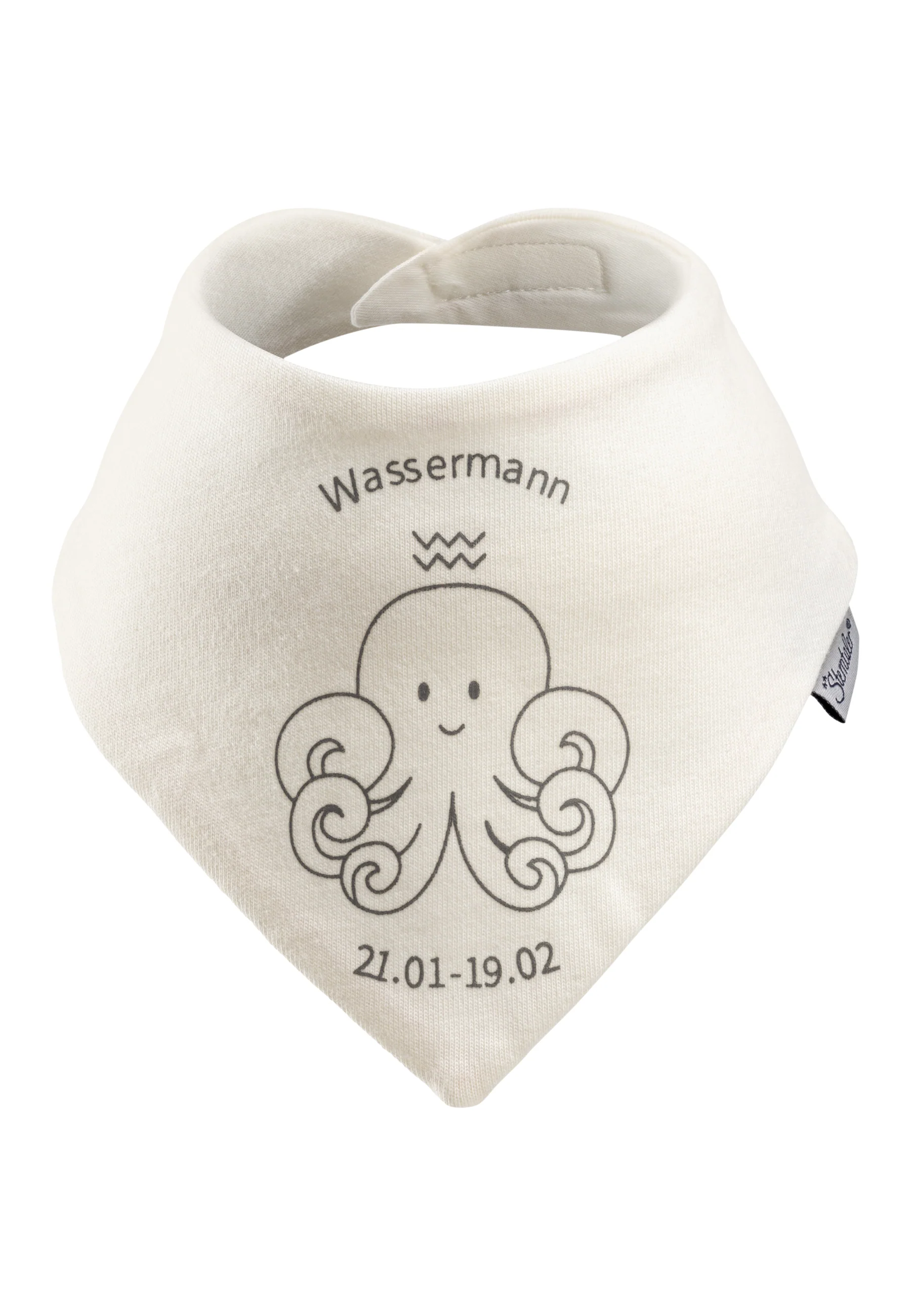 Halstuch mit Klettverschluss und Sternzeichen Motiv