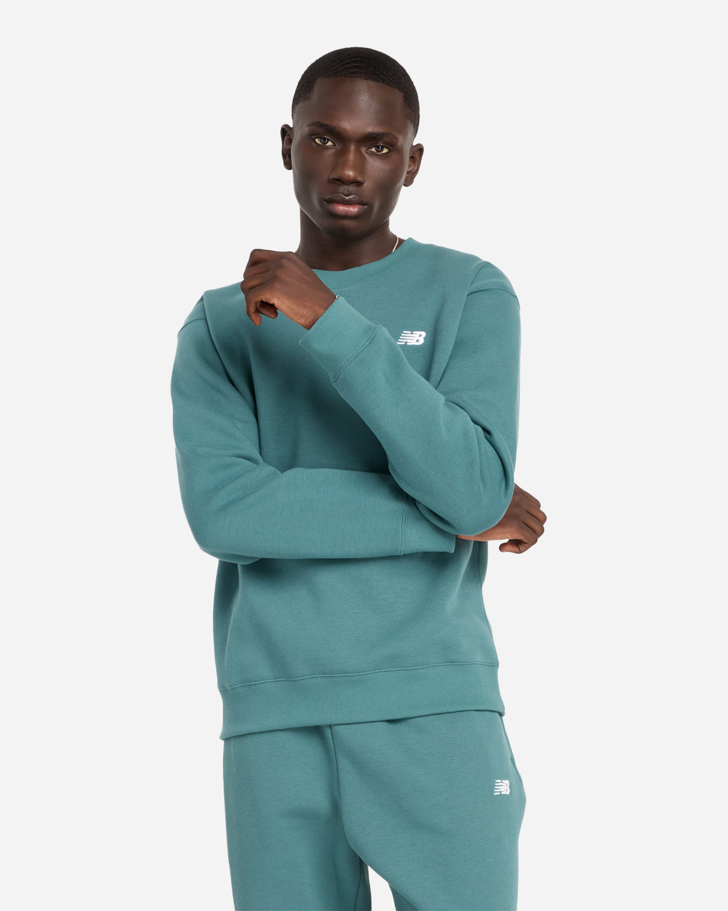 Felpa New Balance Flc Brush Crew Sport M MT41510NUS
