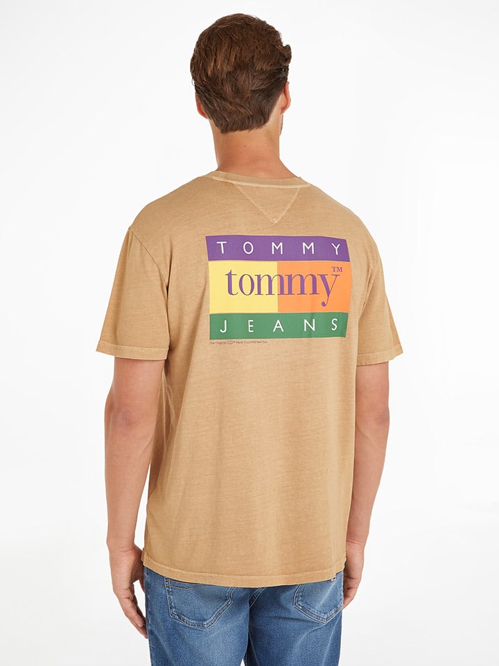 Tommy Hilfiger Shirt in Hellbraun günstig kaufen