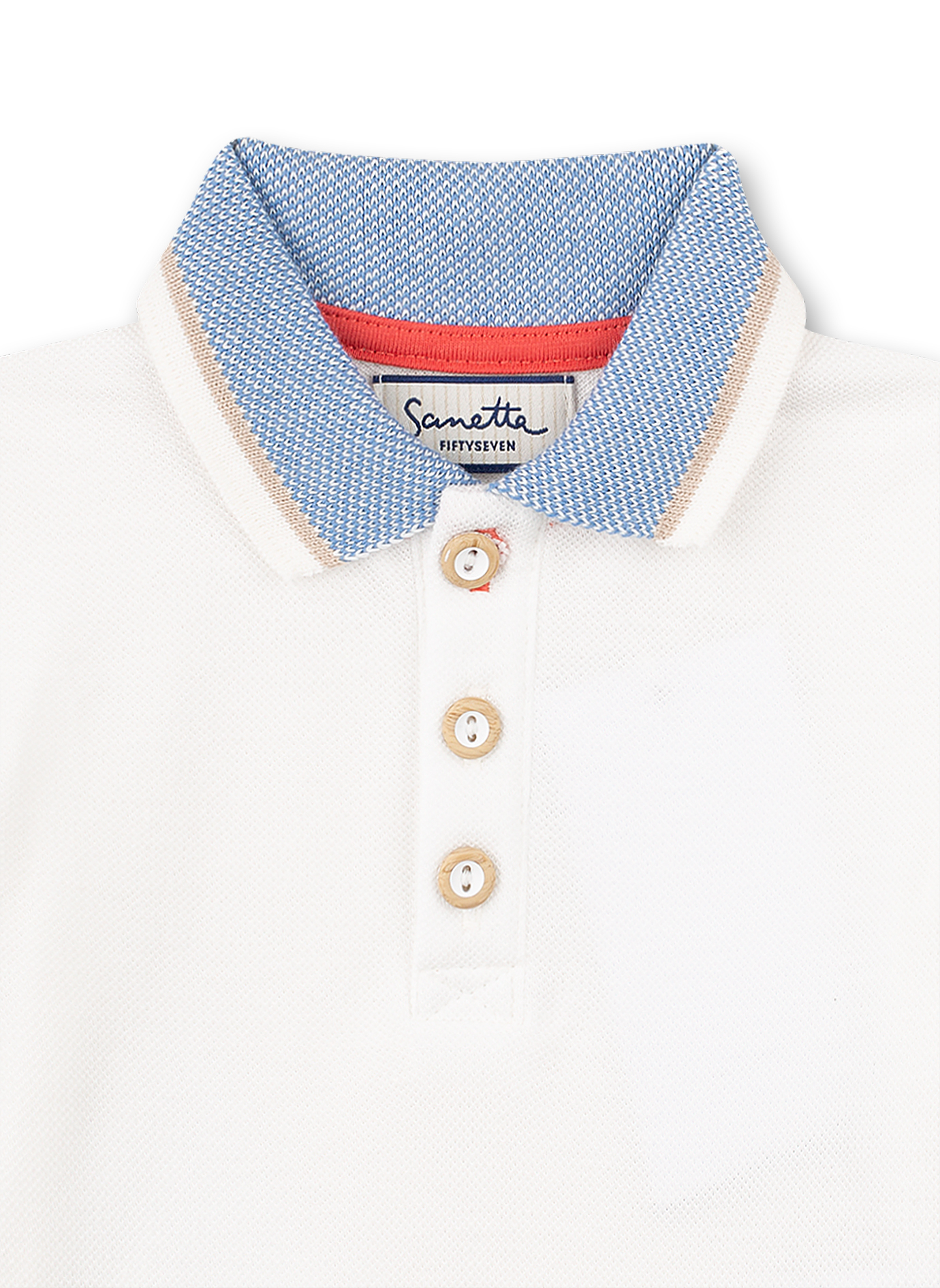 Jungen-Poloshirt Off-White Little Lobster