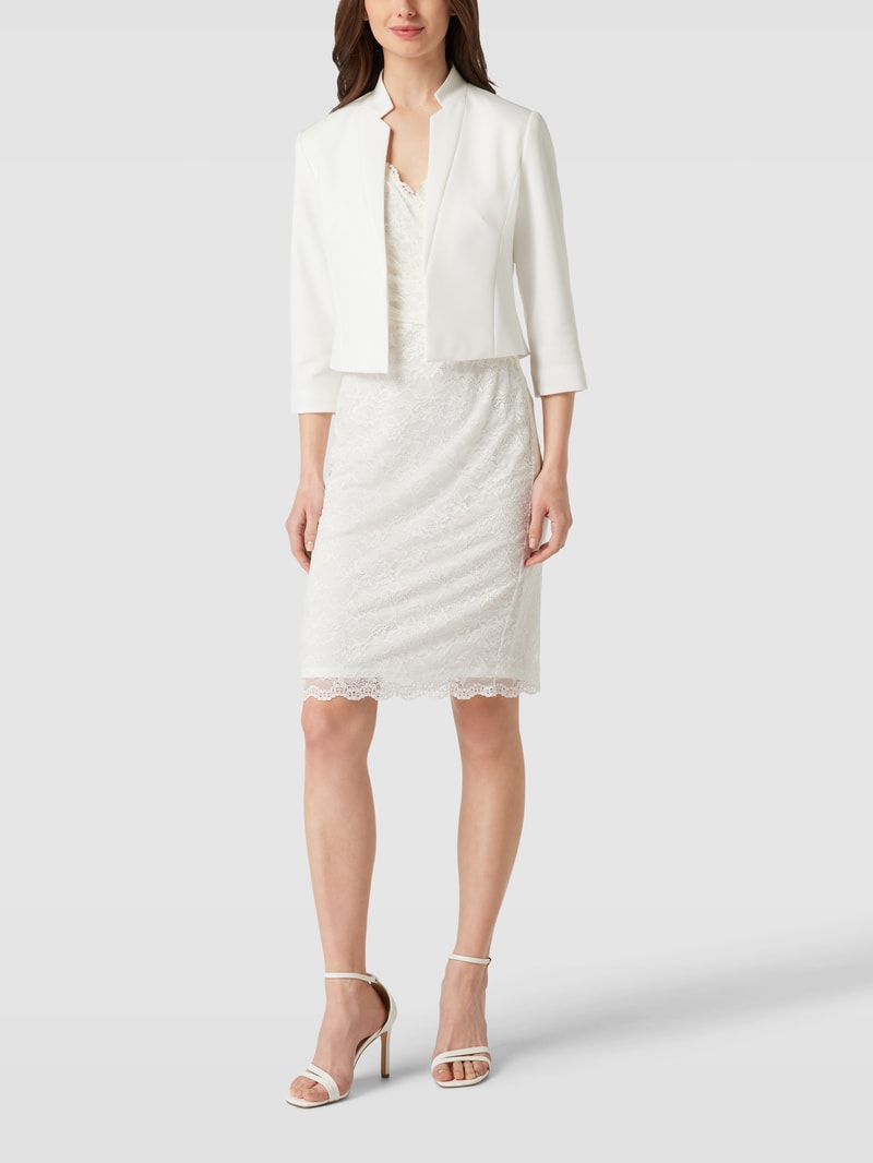 Bolero mit Stehkragen in offwhite
