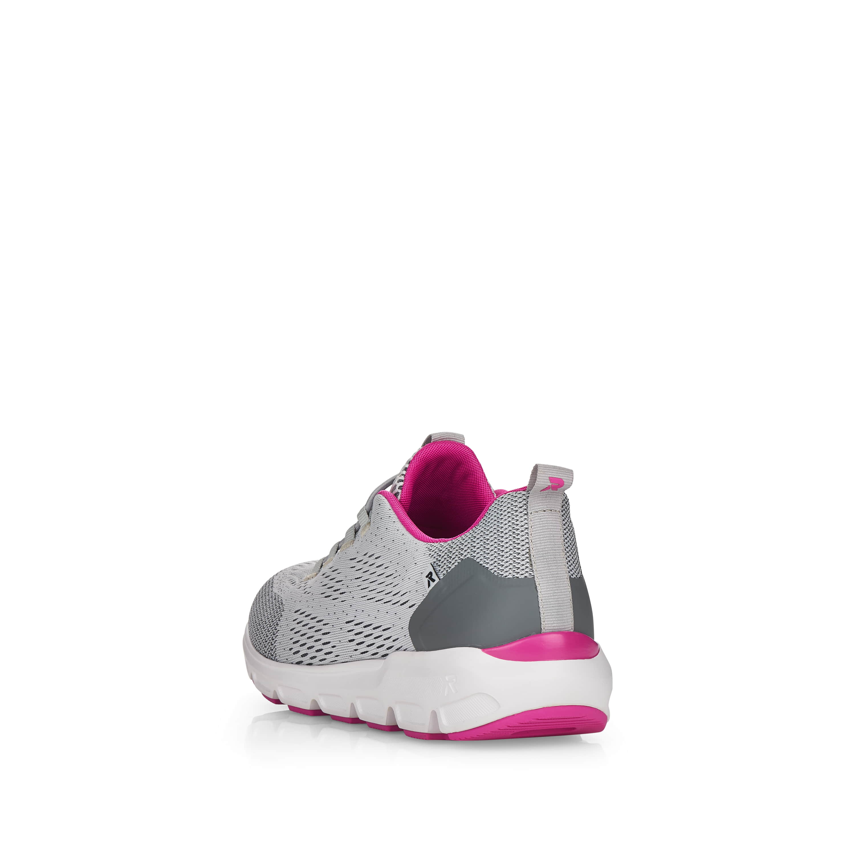 Rieker Damen Slipper silver grey