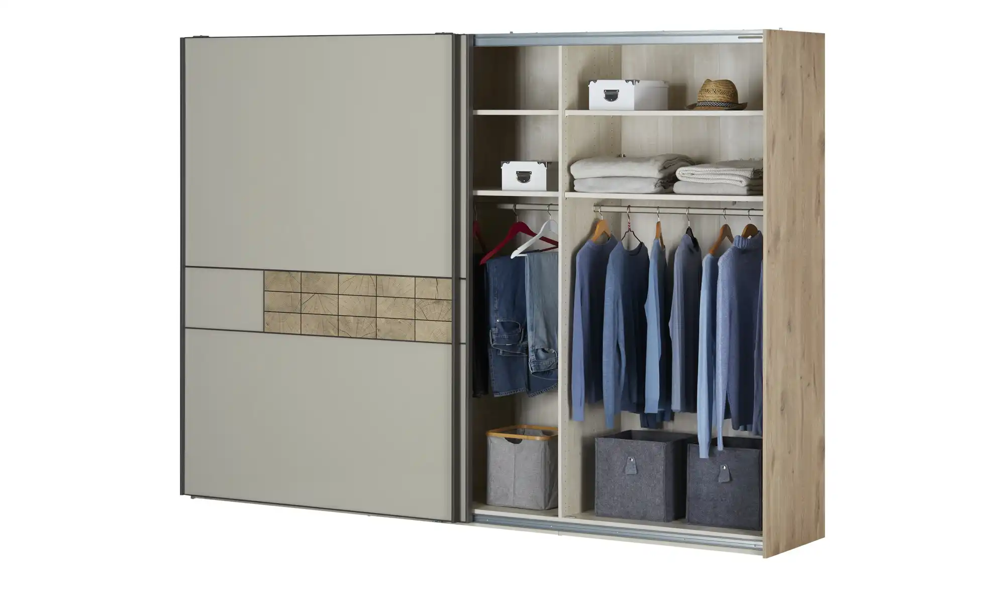 Schwebetürenschrank 2-türig Treviso