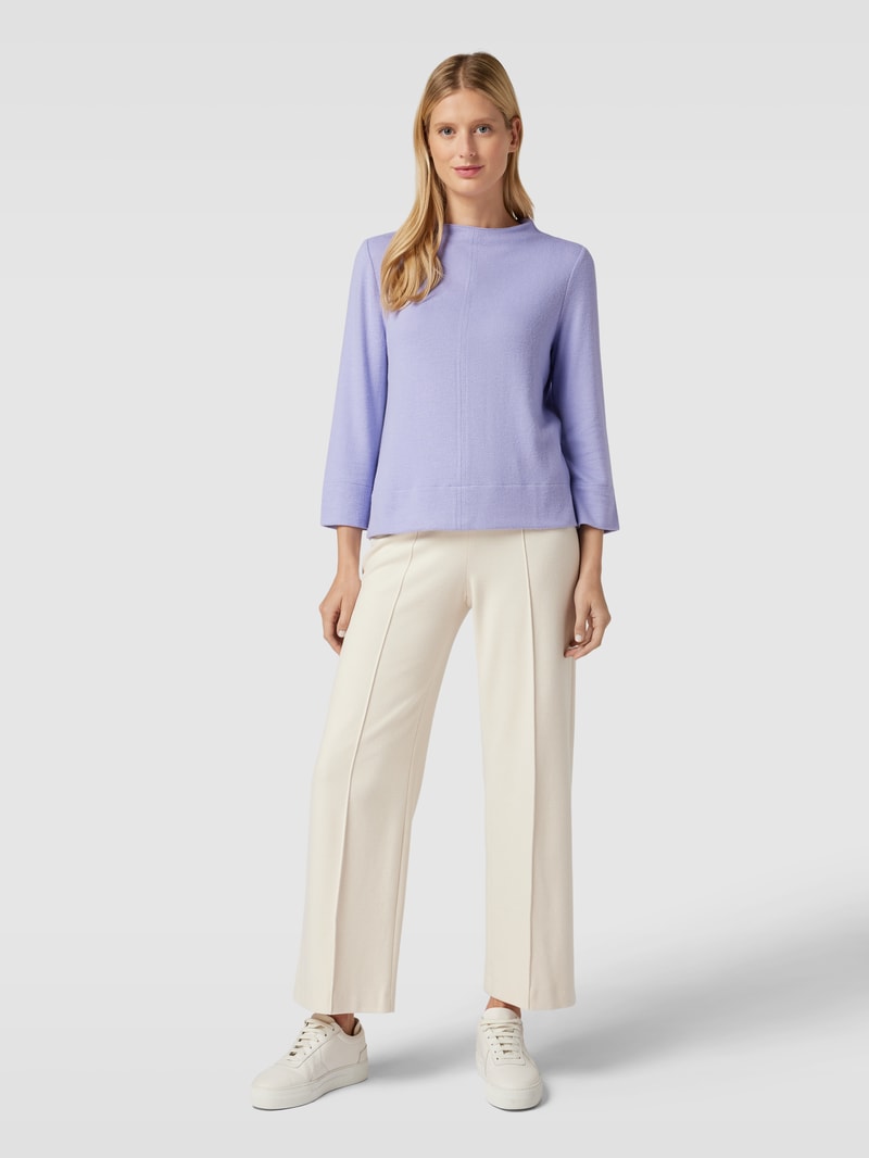 Longsleeve mit 3/4-Arm Modell 'Sergina' in flieder