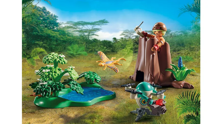 PLAYMOBIL 71525 DINOS Beobachtungsstation für Dimorphodon