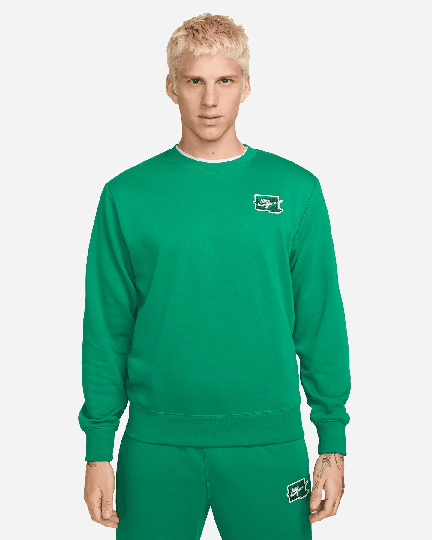 Felpa Nike Crew Club Bolt Gfx M FZ0764-365