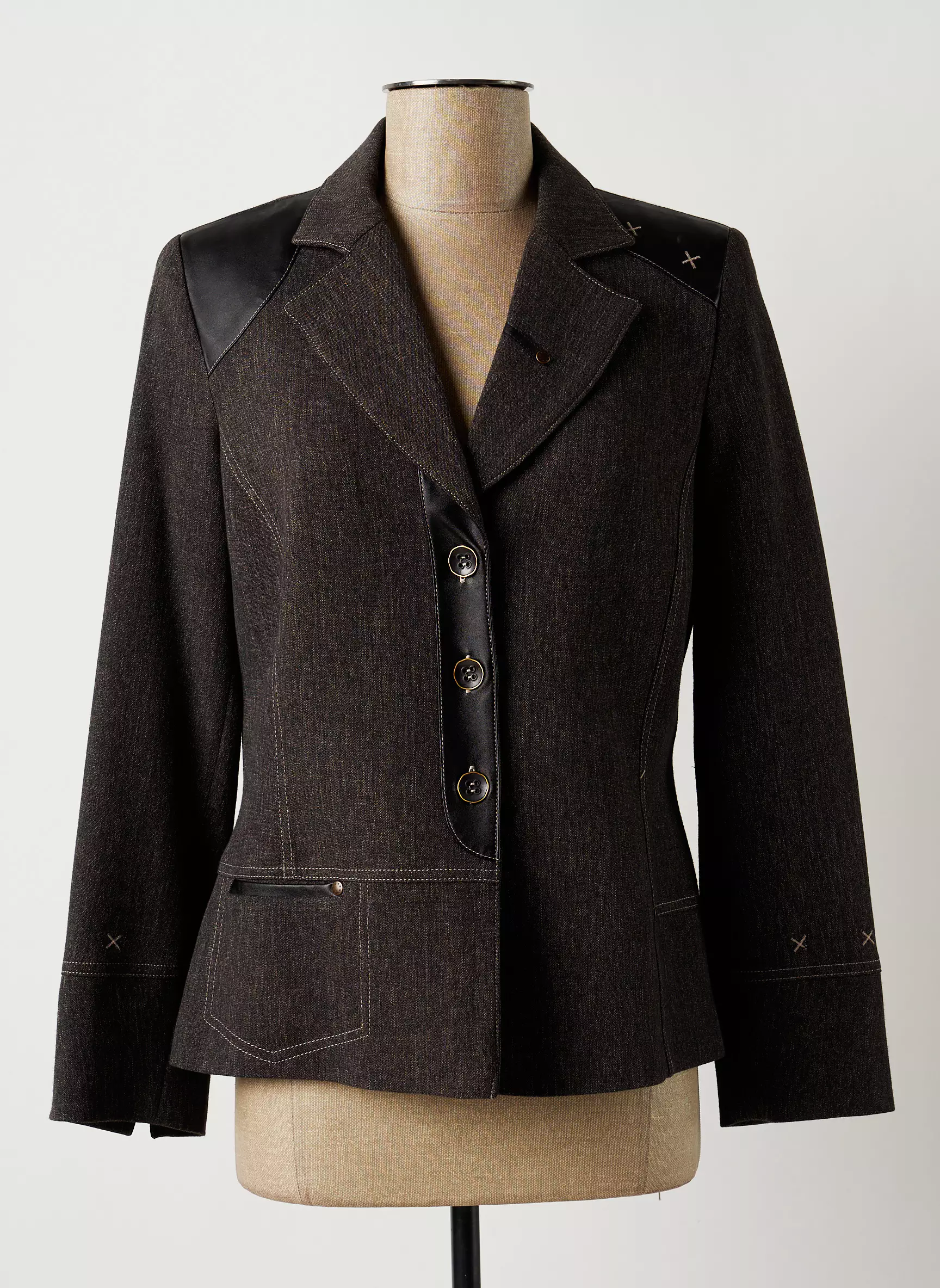 France Rivoire Vestecasual Femme couleur marron