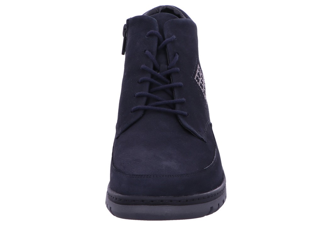 WALDLÄUFER Schnür-Stiefeletten blau ELEFANT