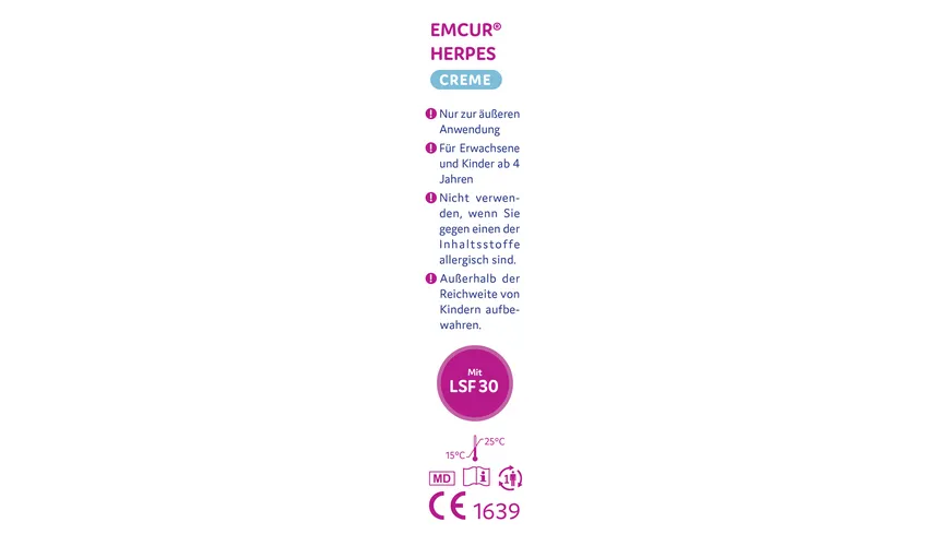 Emcur Herpescreme 6 ml