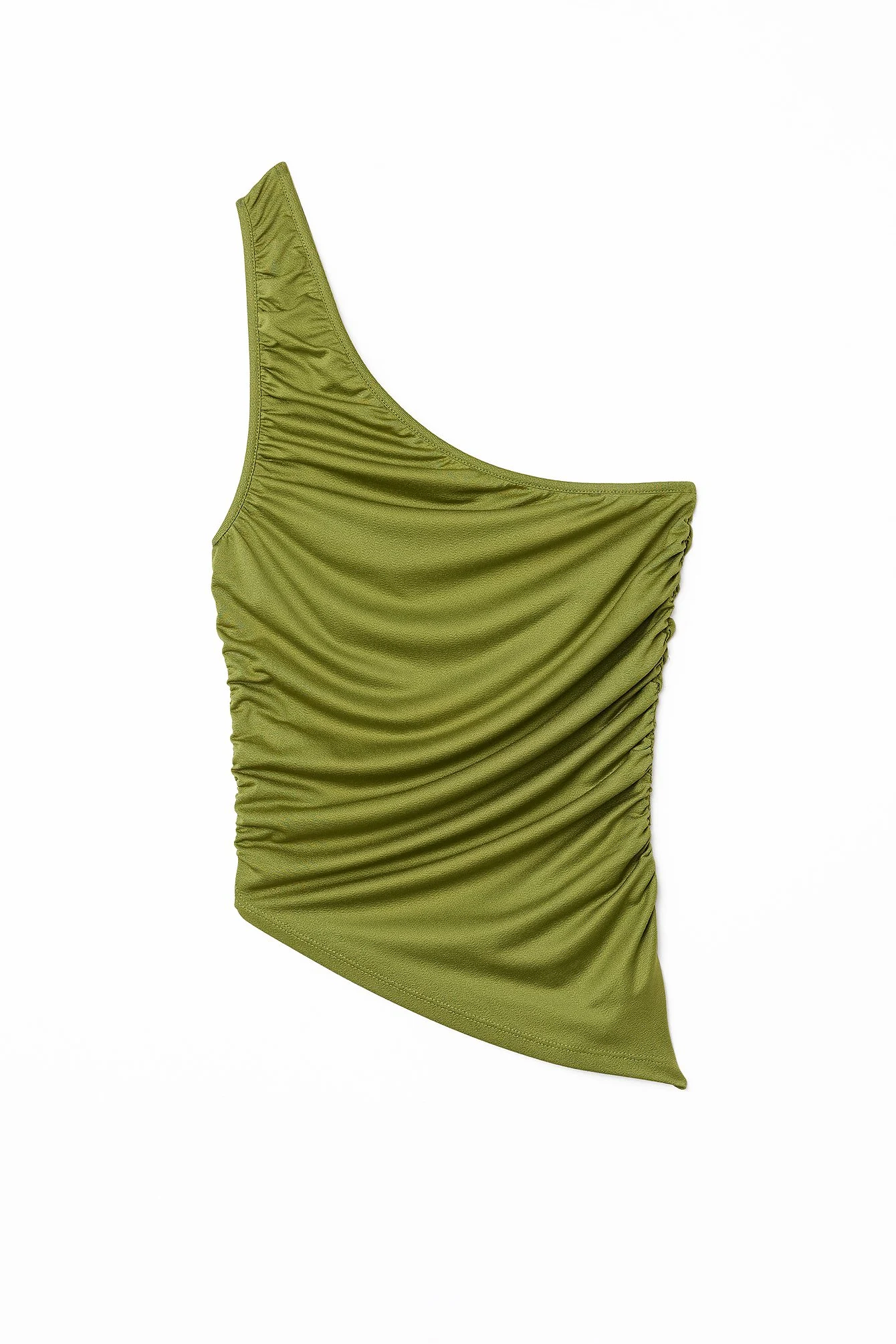 Jersey-Oberteil mit asymmetrischer Seite