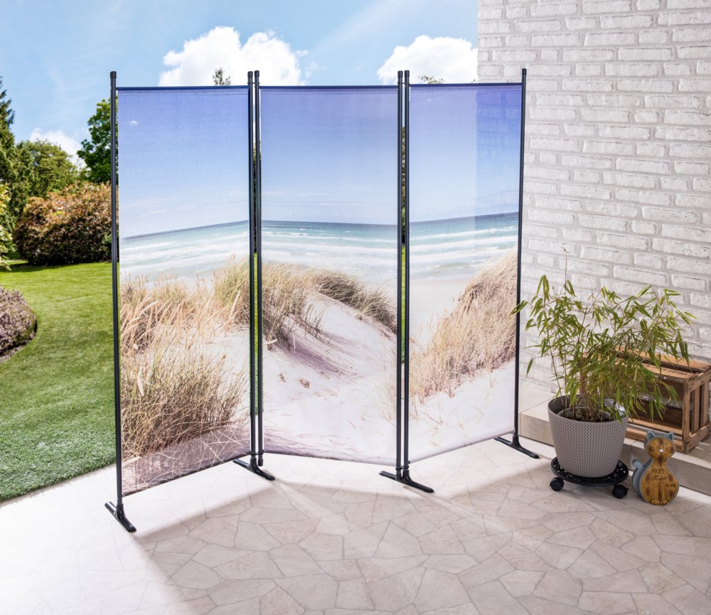 Westerholt Paravent mit Fotodruck Ostsee