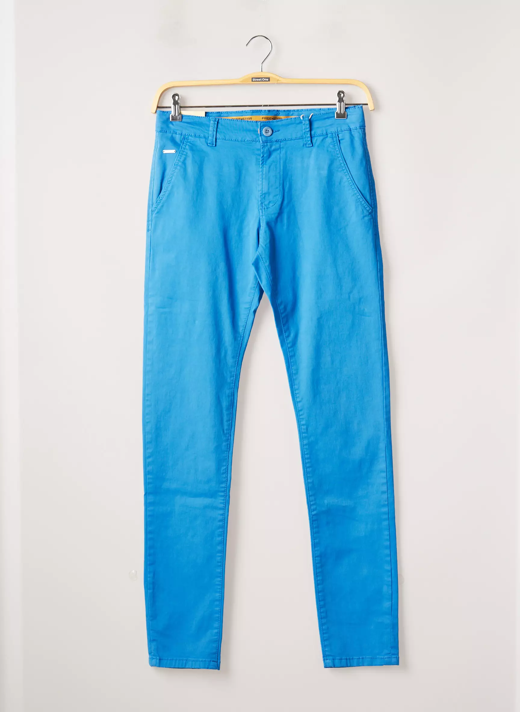 Free Star Pantalons Chino Garcon couleur bleu