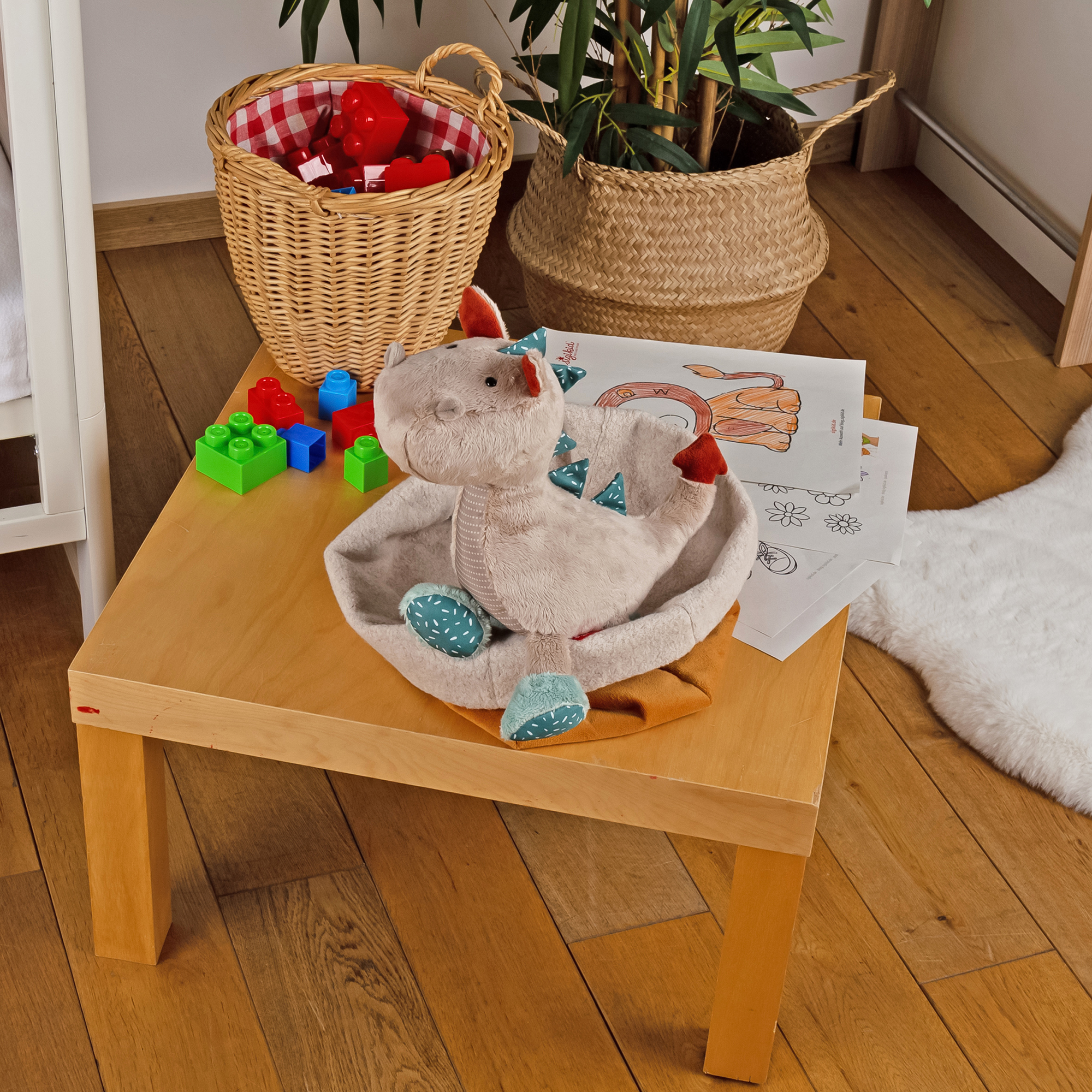 Kuscheltier Drache, Patchwork Sweety