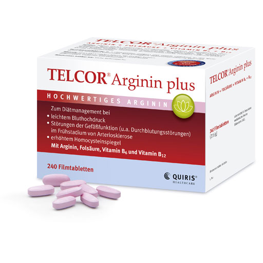 TELCOR Arginin plus Filmtabletten  240 St  Filmtabletten