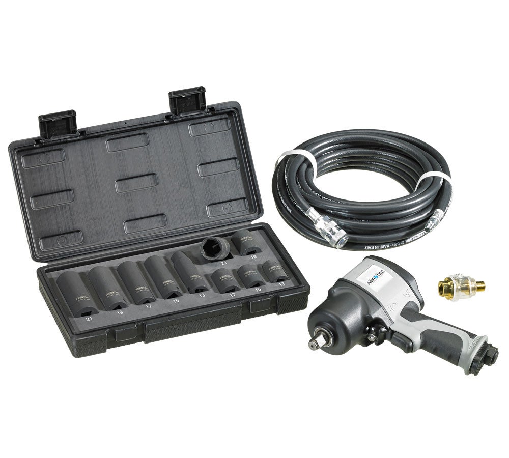 Druckluft-Schlagschrauber Set 1/2
