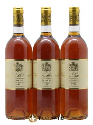 Château Suduiraut 1er Grand Cru Classé  1990 - Lot de 3 Bouteilles