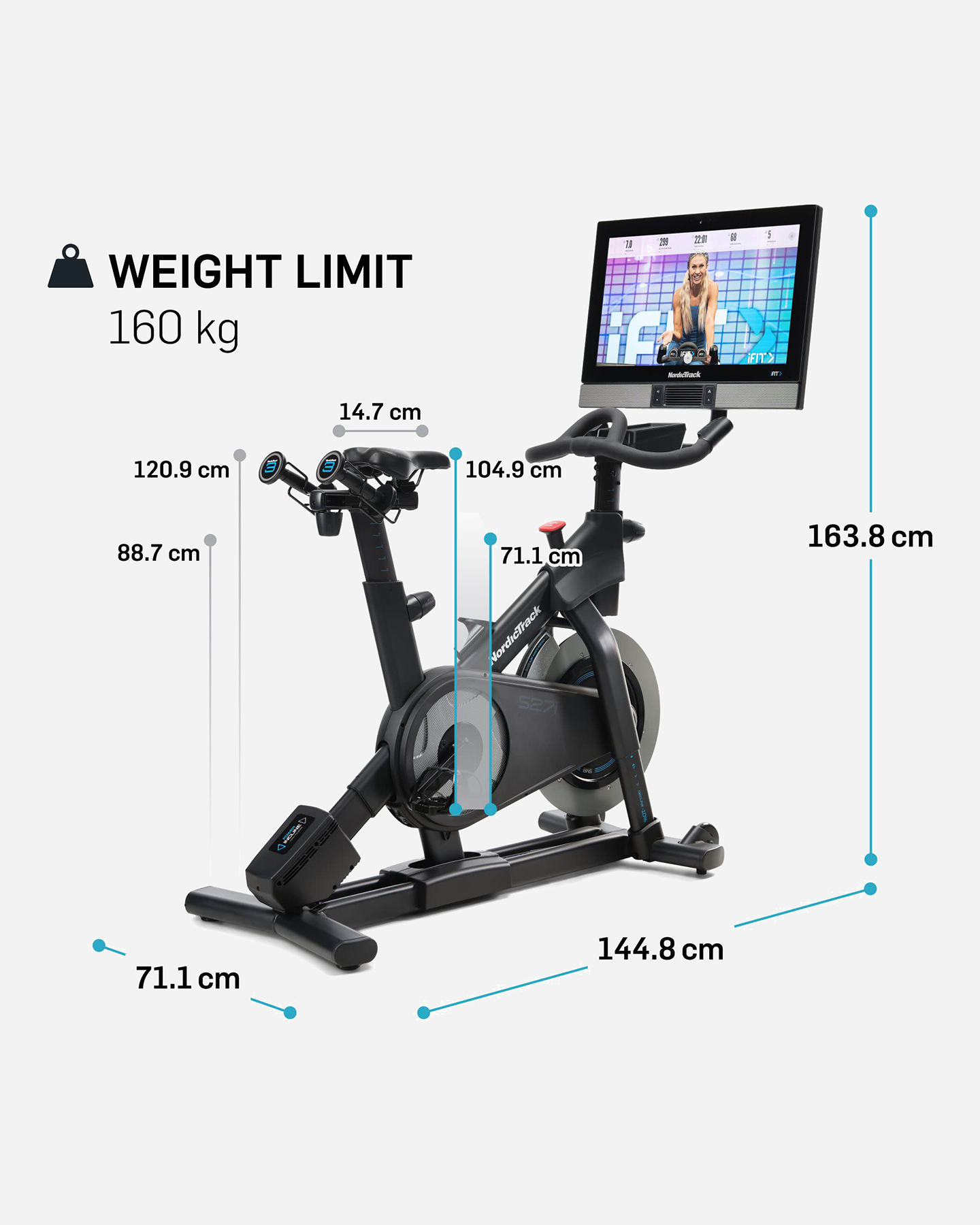 Rower spinningowy Nordictrack Nordictrack Studio27i NTEX02722-INT