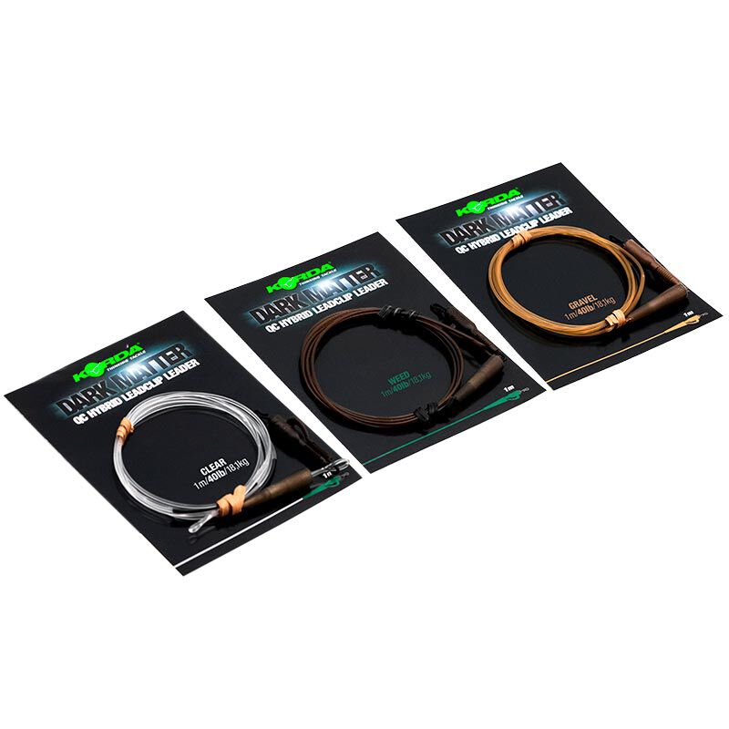 Leader Korda Dark Matter Leader 1m QC Hybrid Clip