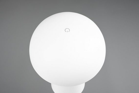 TRIO Leuchten LED Außen-Tischleuchte Lennon, Dimmfunktion, LED fest integriert, Warmweiß, LED Outdoor Tischlampe, 4-fach Touchdimmer, Ladefunktion per USB, IP44