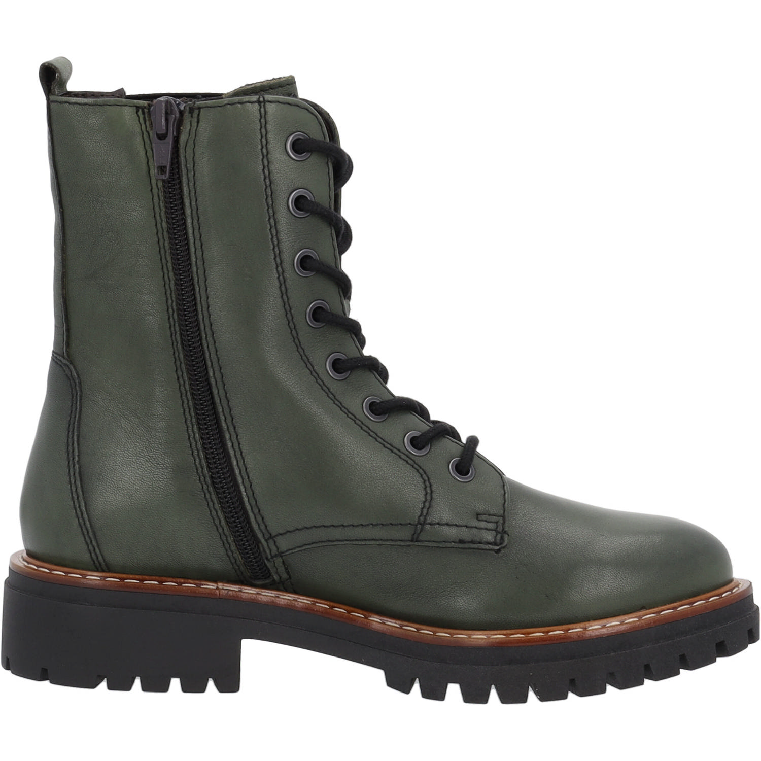 Palado Unije, Schnürstiefeletten, Damen, Grün