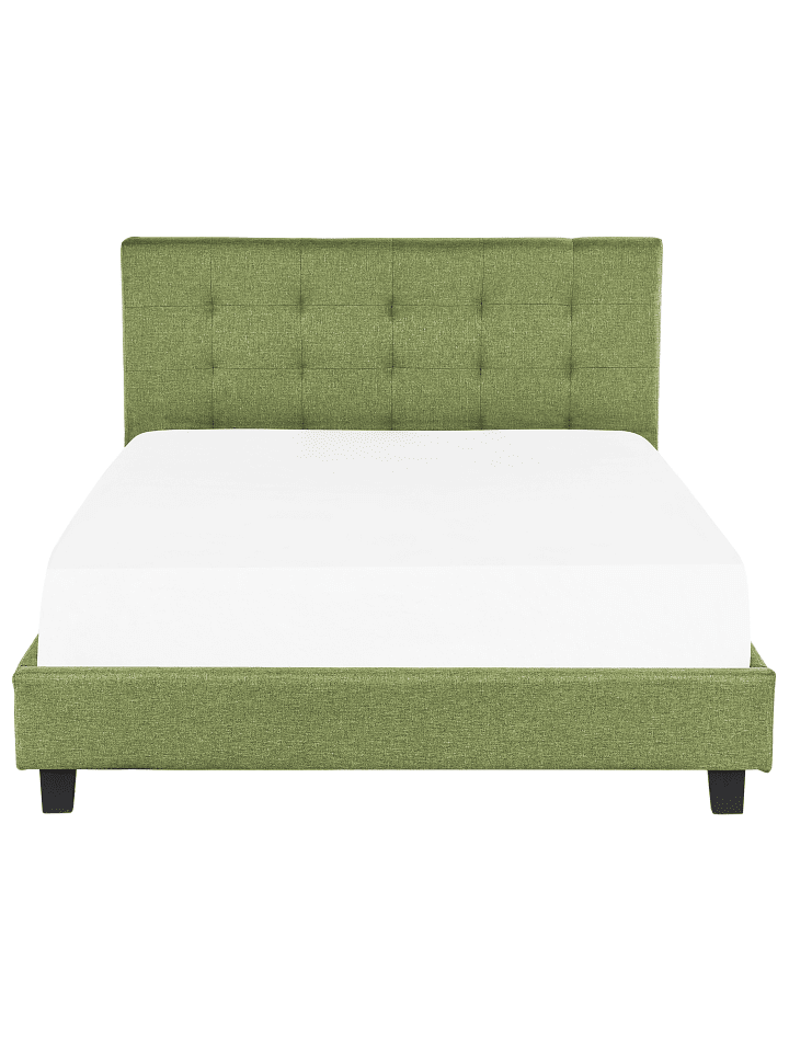 Beliani Doppelbett LA ROCHELLE in Grün - (W) 170 x (H) 109 x (L) 218 cm günstig kaufen onesize