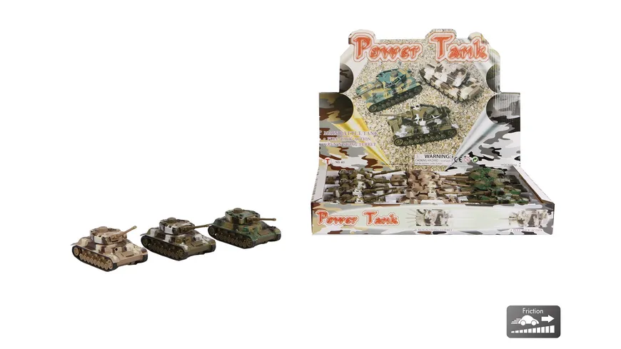 Van Manen - Panzermodelle mit Rückzugmotor, 3-fach sortiert