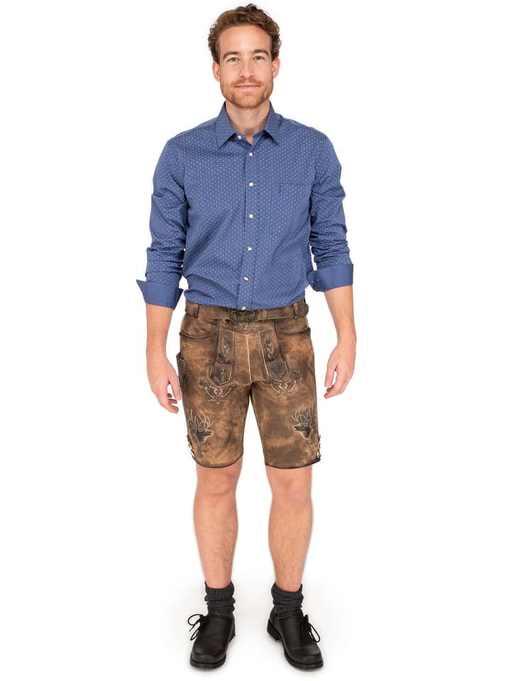 MADDOX Lederhose URGSEE in braun günstig kaufen