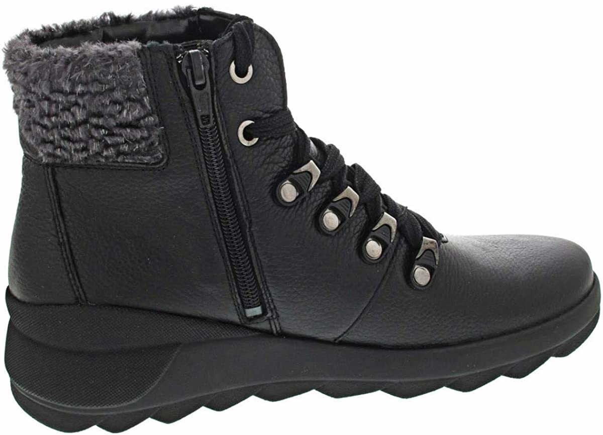 WALDLÄUFER Schnür-Stiefeletten schwarz Jasmin-H